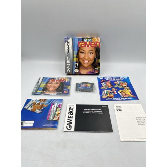 That's So Raven (Nintendo Game Boy Advance GBA) Original Game CIB - Picture 2 of 14